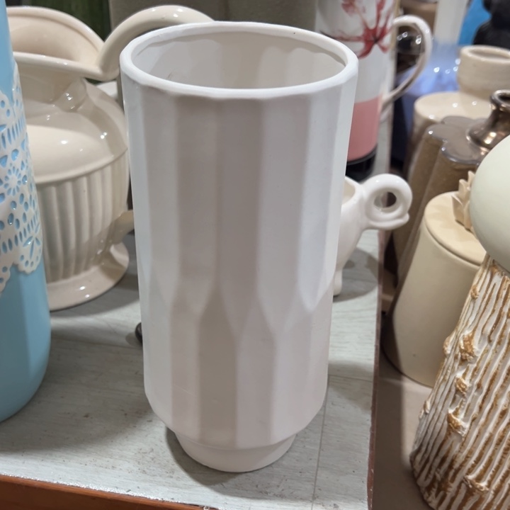 陶瓷花瓶摆件外贸出口微瑕捡漏高25口10公分