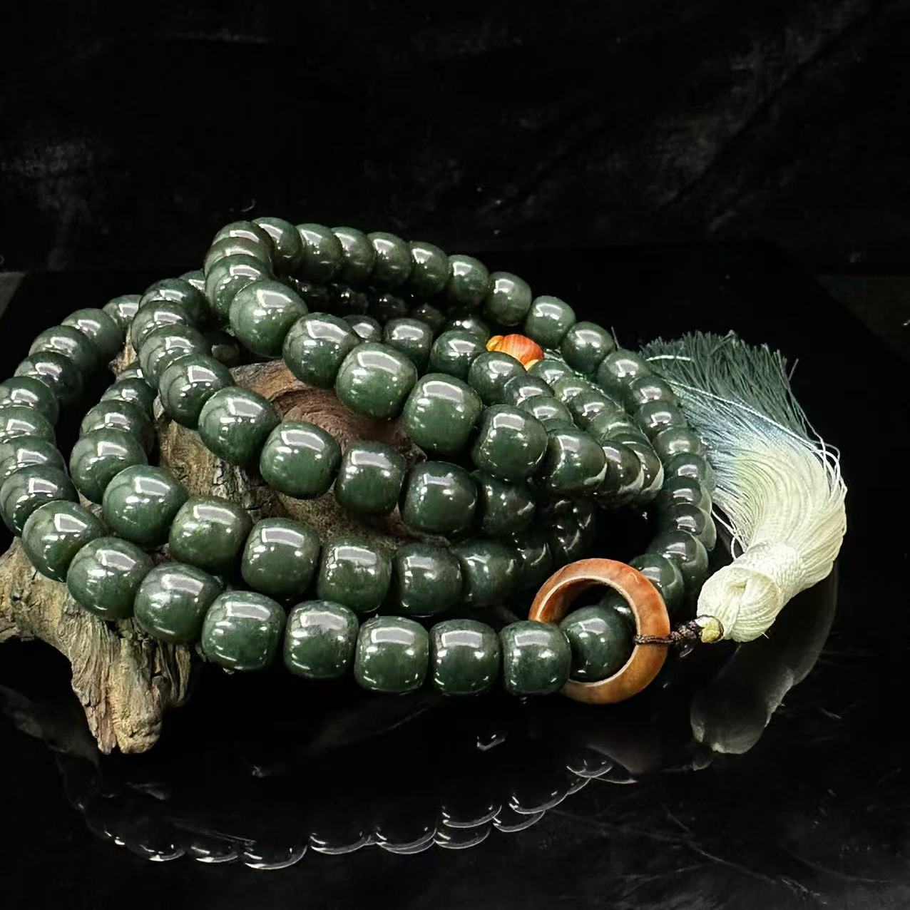 A188 和田玉珠链 YS231536