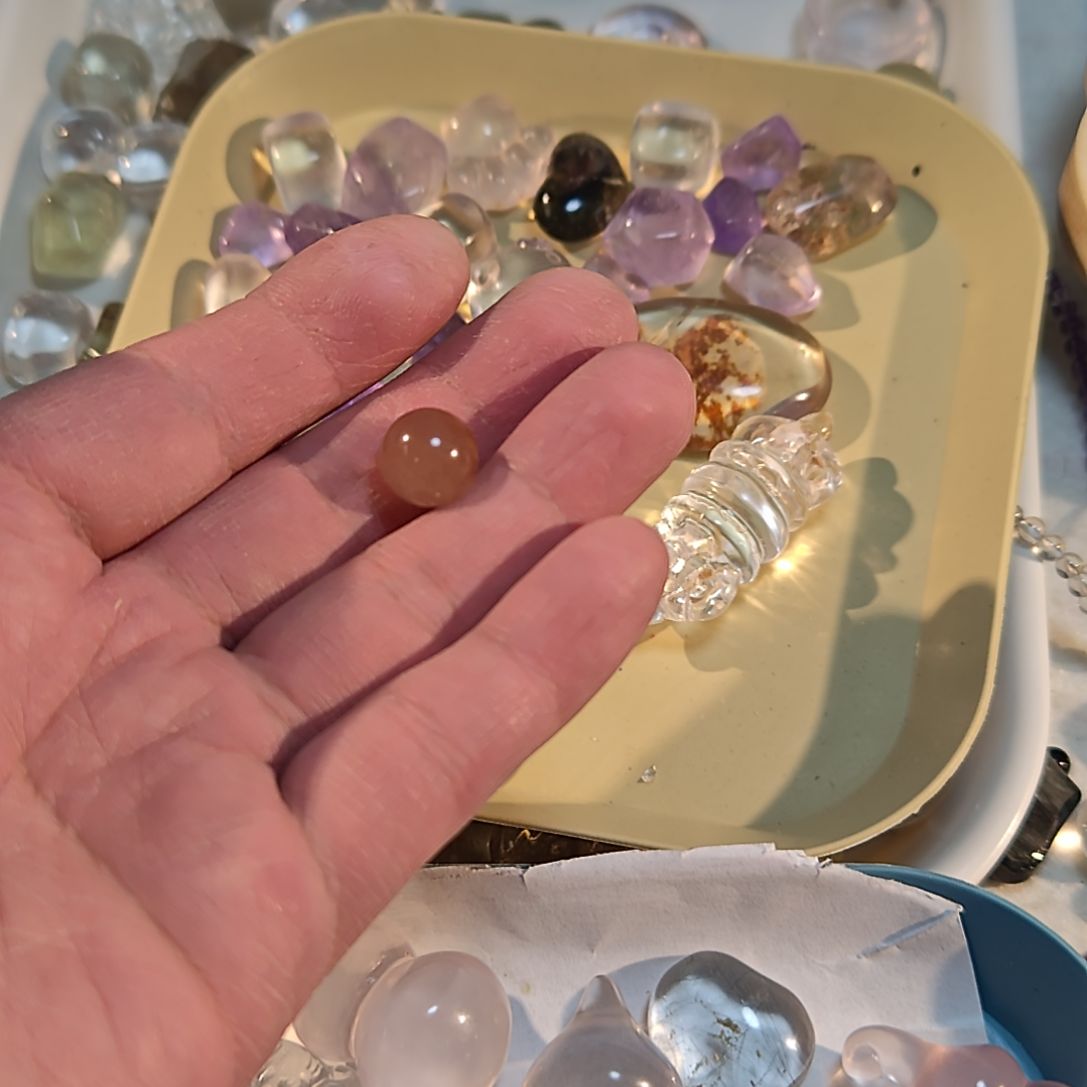 风***月未镶嵌水晶颈饰shuijing