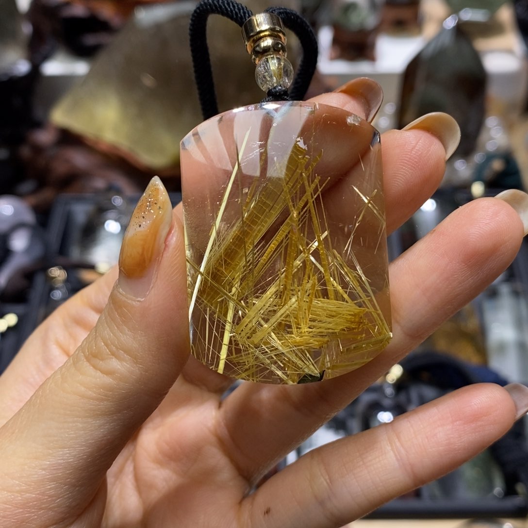 水晶颈饰未镶嵌翠*轩钛晶