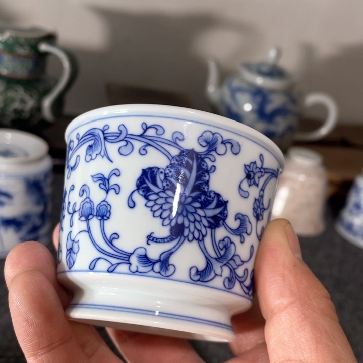 摆件景德镇陶瓷现代手工陶瓷茶具