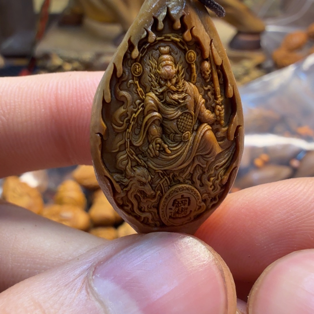 橄榄核手串/手链钟馗单颗