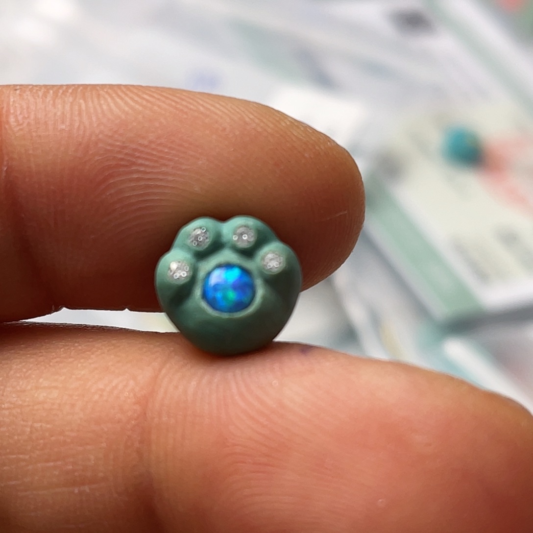 绿松石珠宝半成品未镶嵌