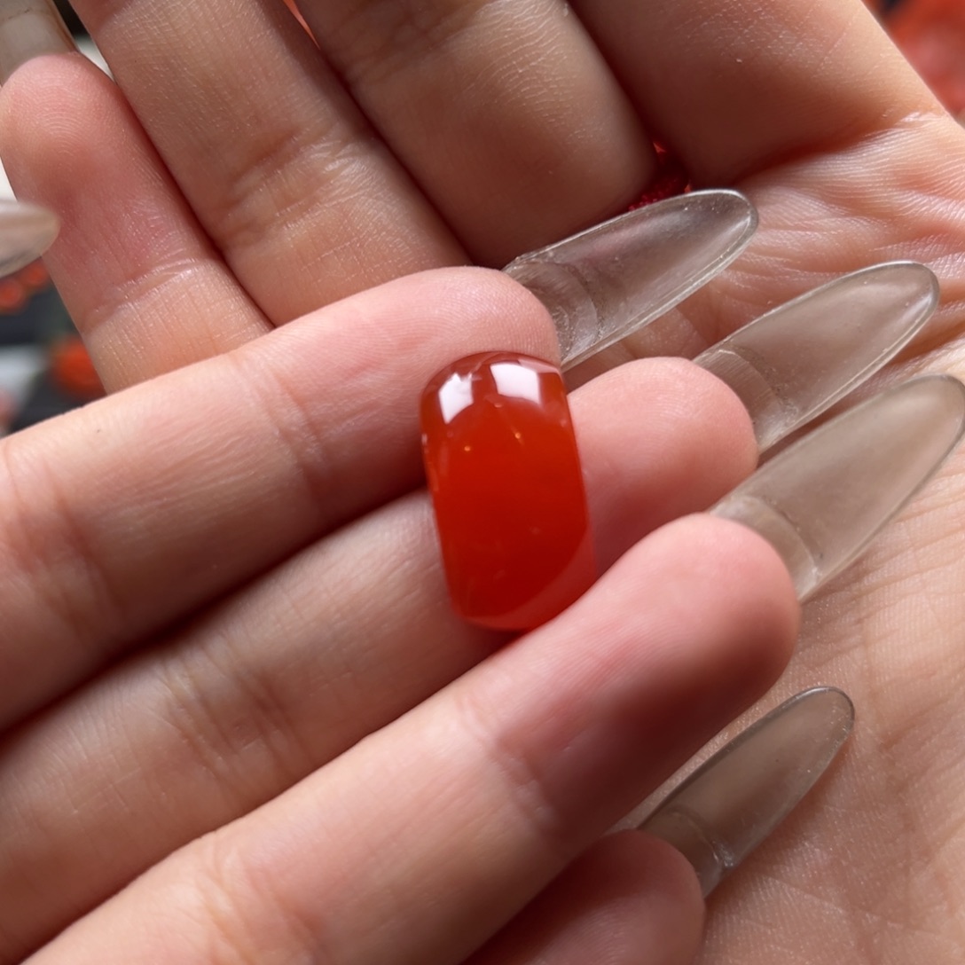 南红玛瑙戒指未镶嵌