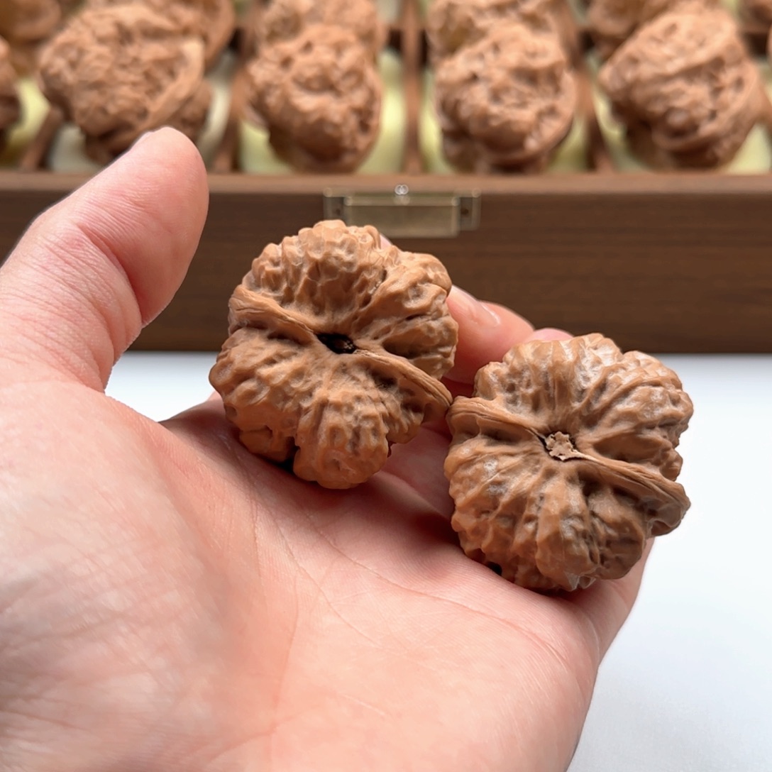 A***森把件核桃延庆蛤蟆