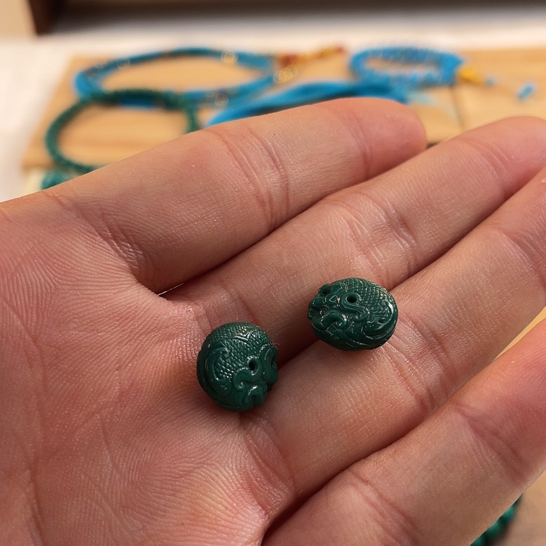 绿松石未镶嵌配饰