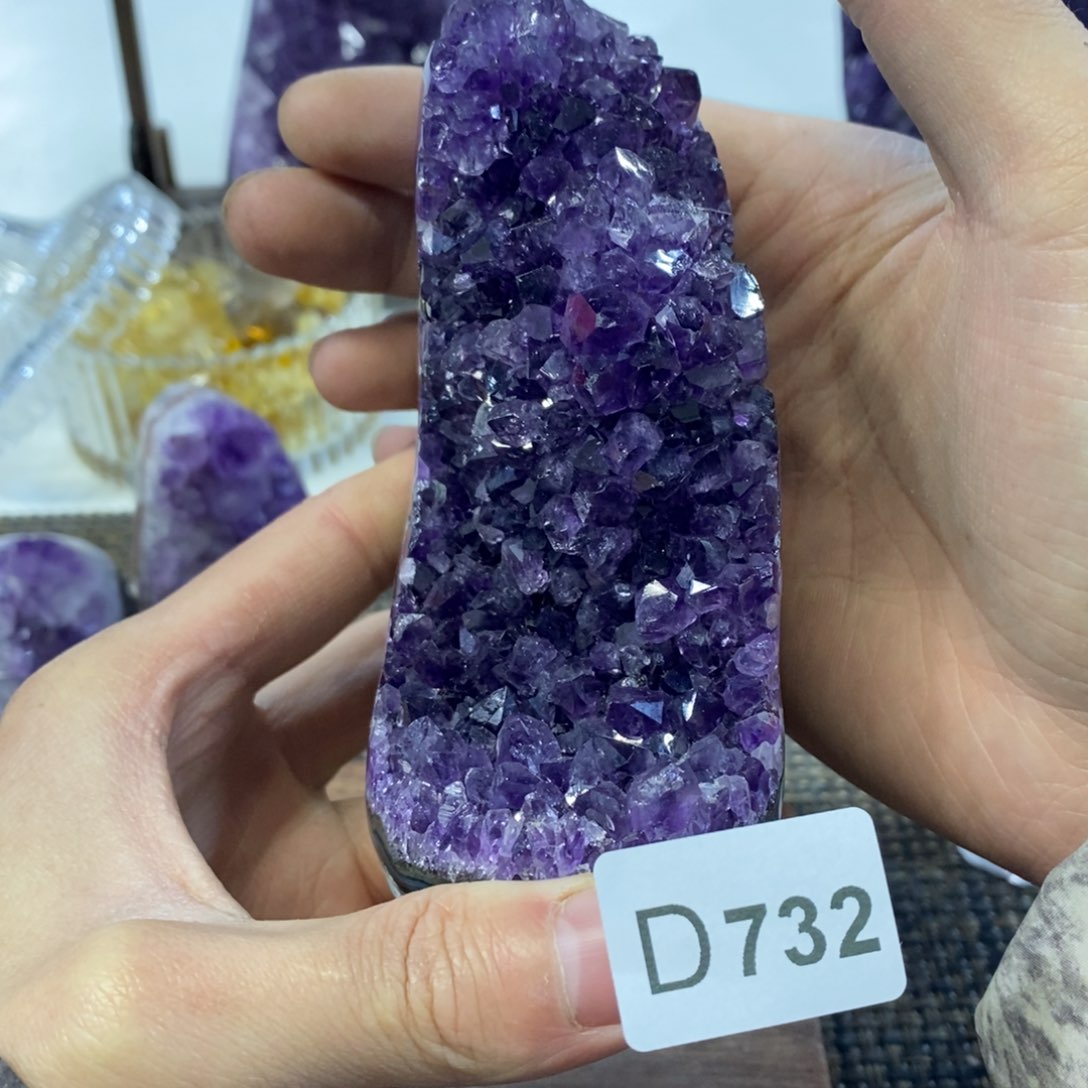 紫晶摆件摆件未镶嵌