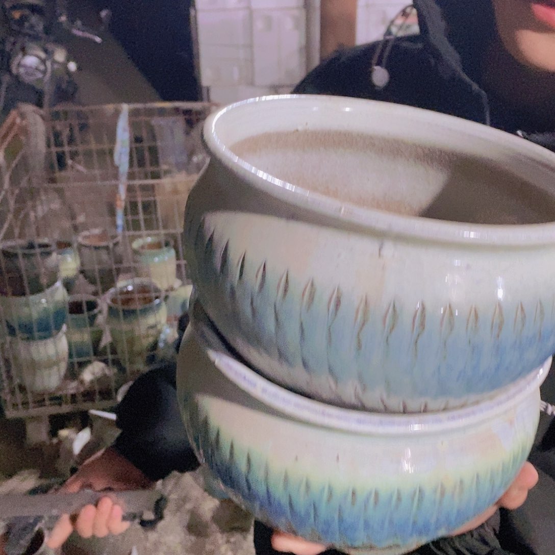 紫砂花盆瑕疵19/13h j j g g g