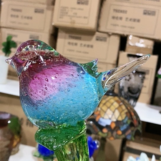 琉璃威*花瓶高45厘米宽9厘米