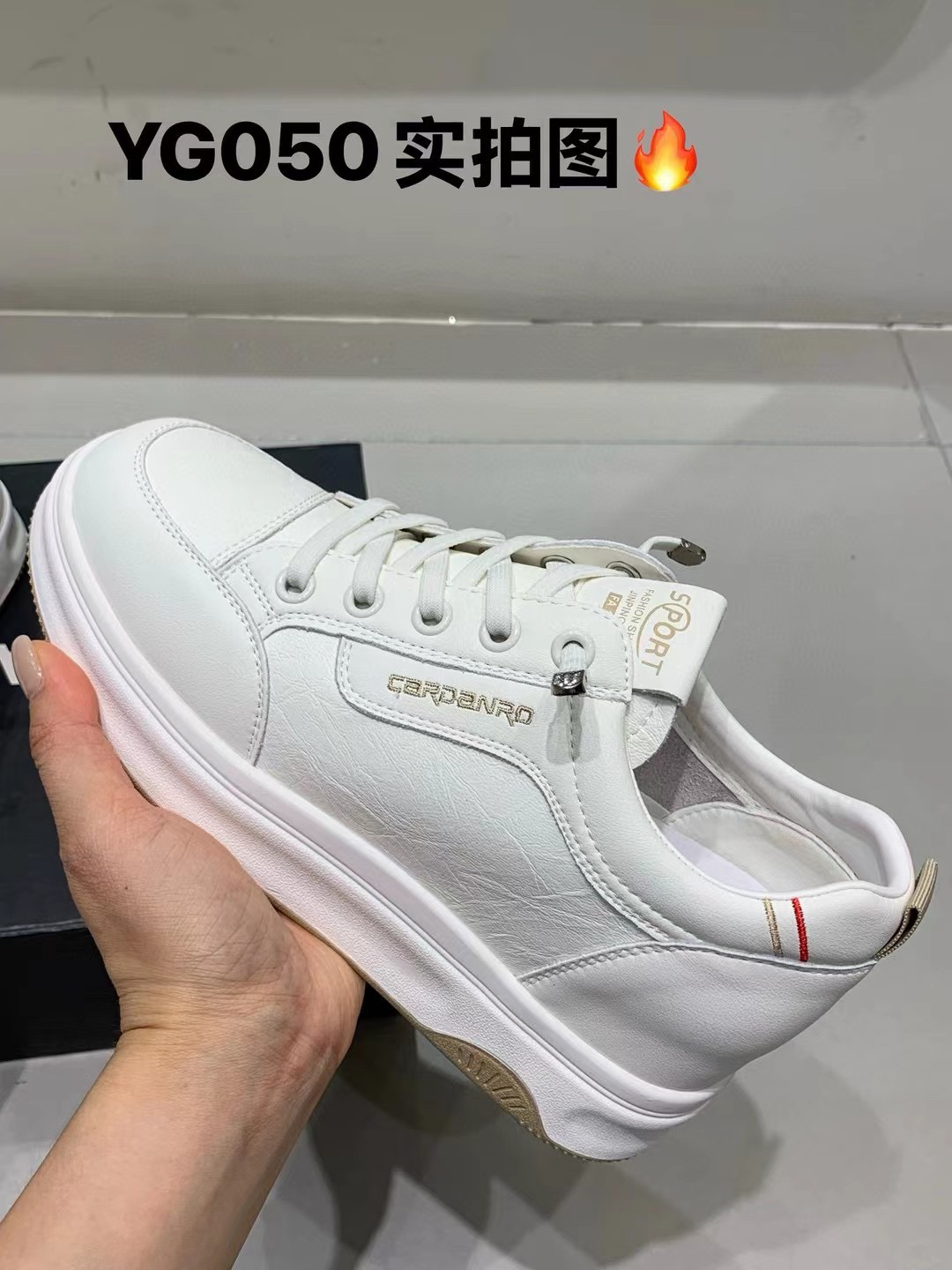 潮流防水台松糕鞋系带夏季运动休闲鞋百搭休闲鞋中口