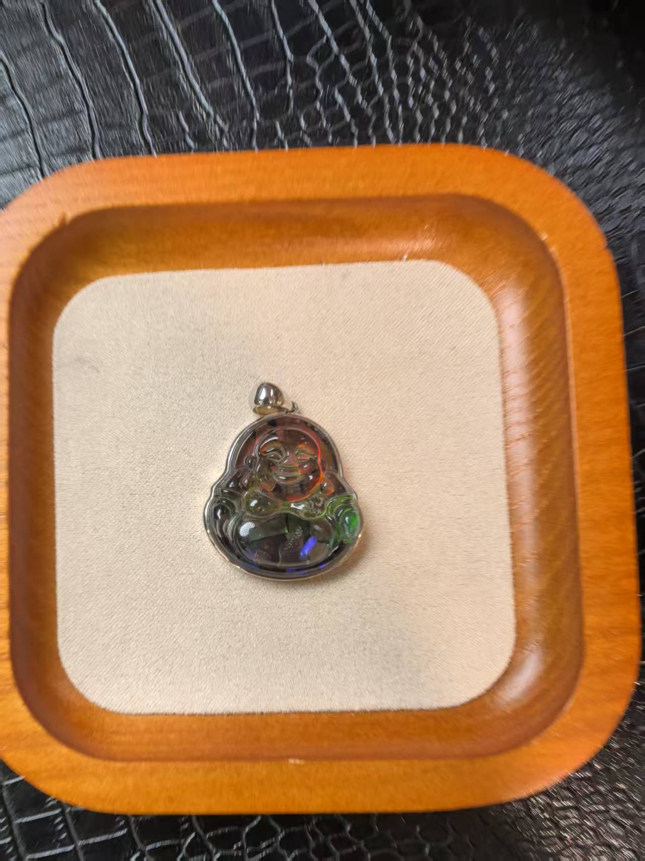 吊坠925银 天花板斑彩佛公吊坠-多样性发其一