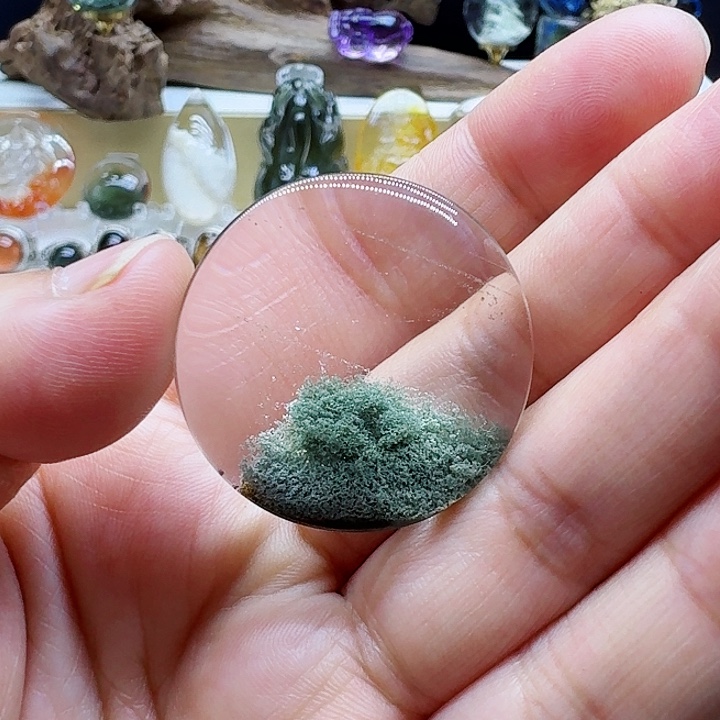 水晶吊坠(赠链)未镶嵌吊坠