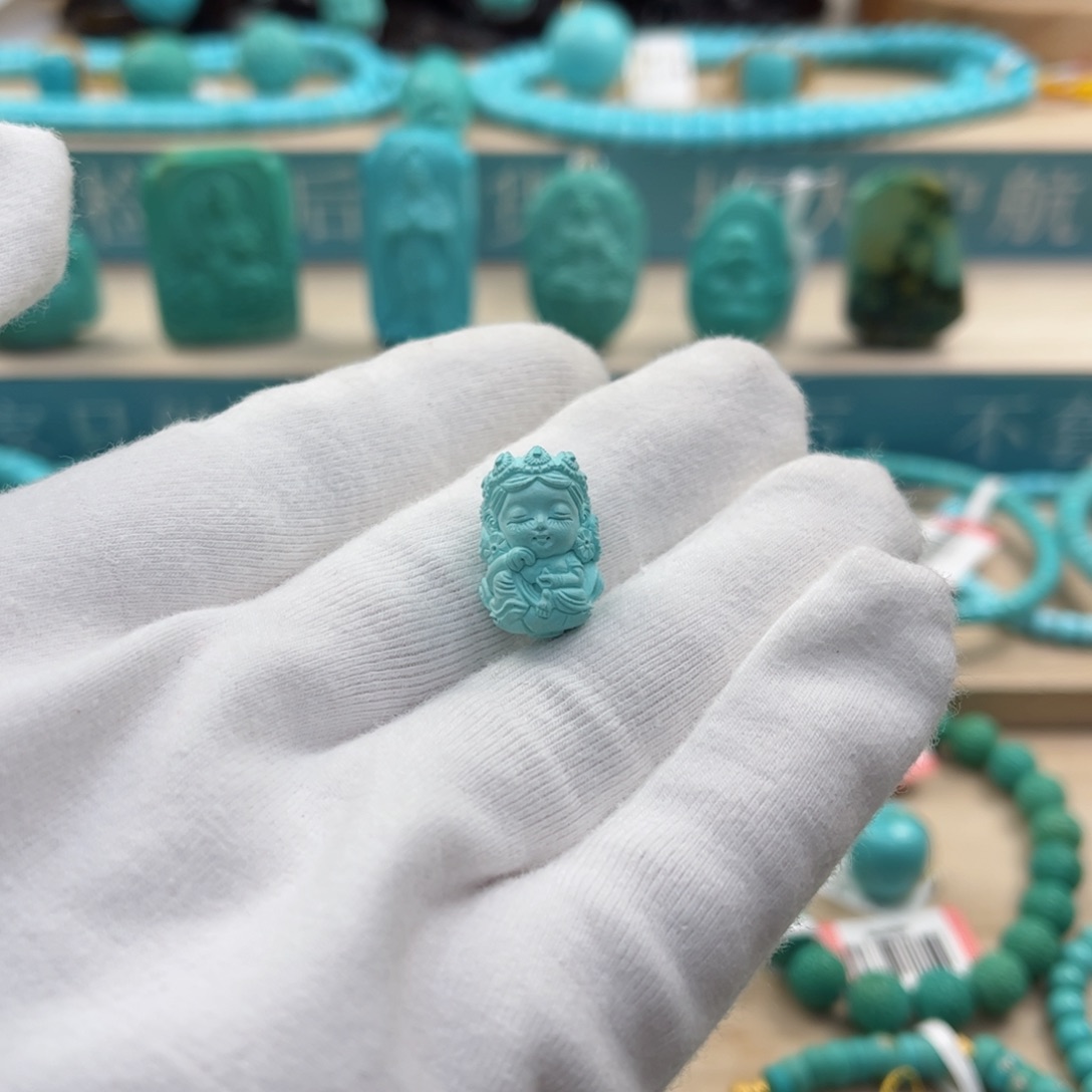 绿松石珠宝奇石未镶嵌