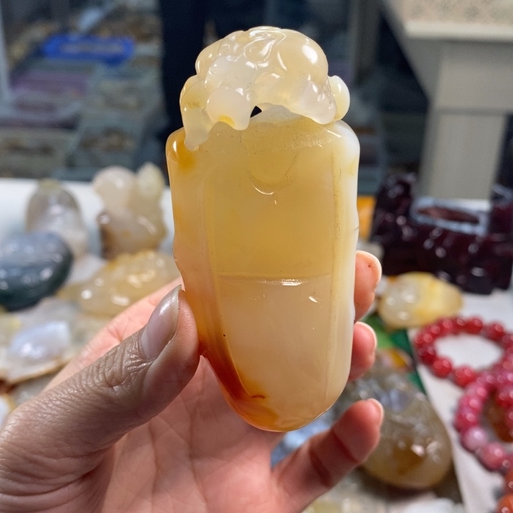 玛瑙/玉髓吊坠(不含链)未镶嵌