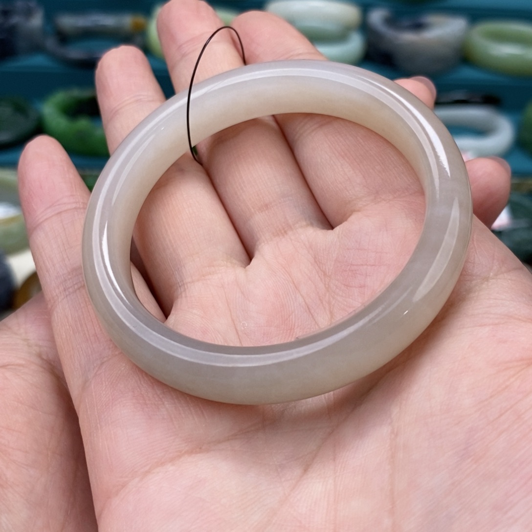 和田玉手镯53.9未镶嵌