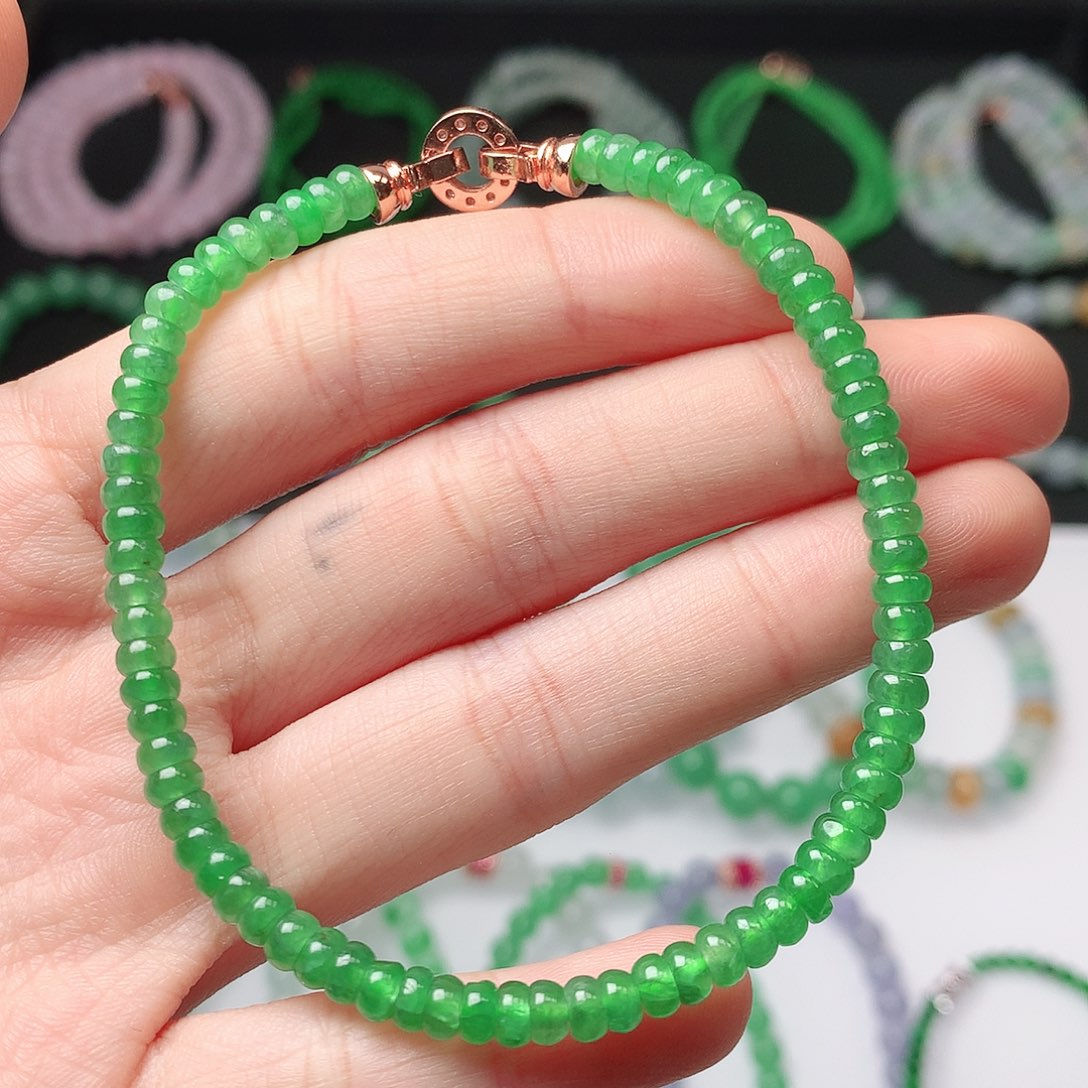 翡翠未镶嵌手链翡翠