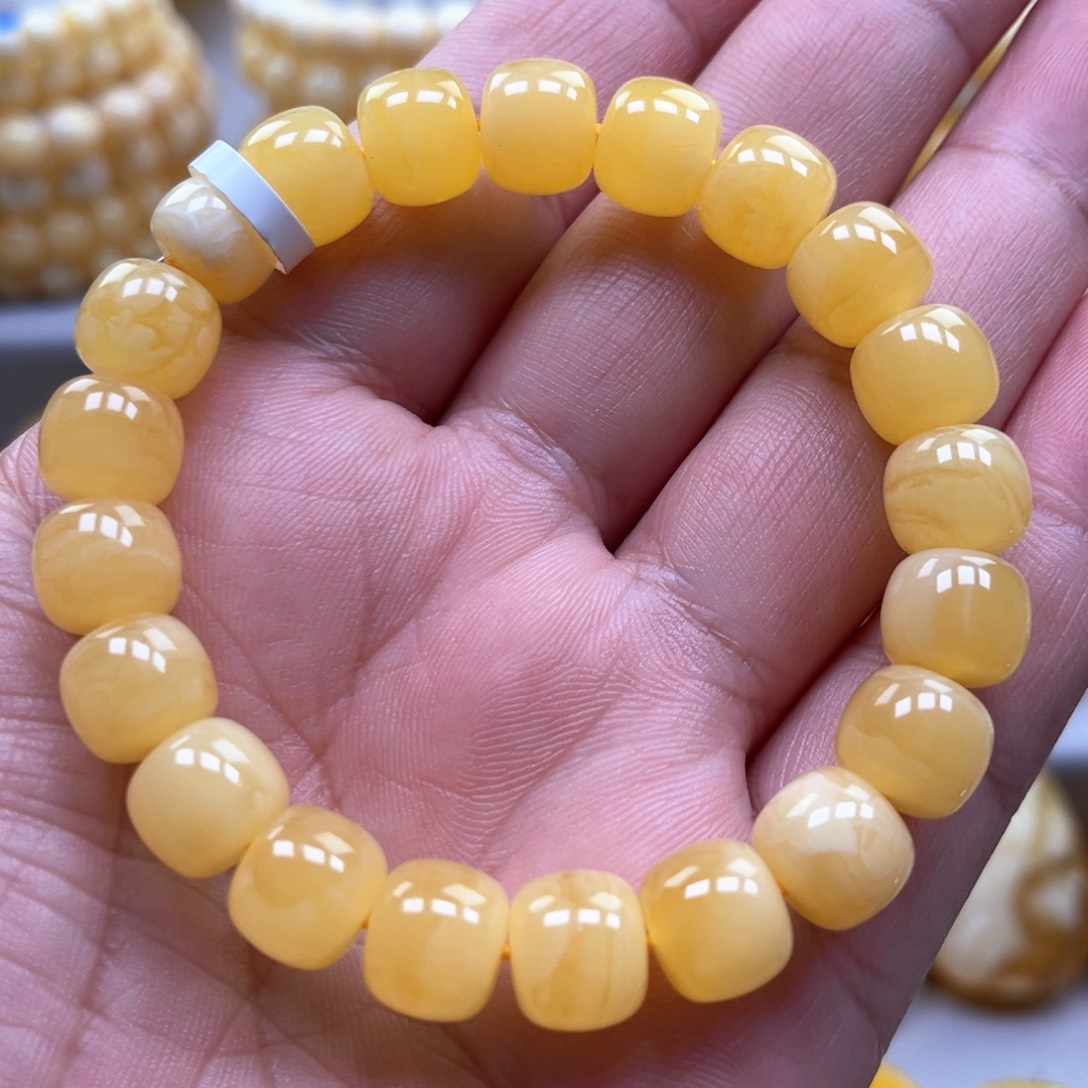 琥珀手链未镶嵌手串