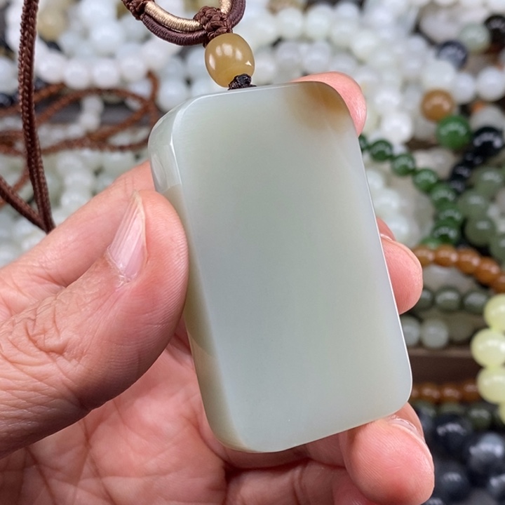 西***忘和田玉未镶嵌挂件