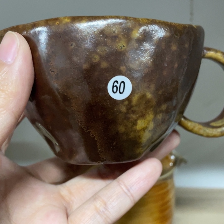 海*景德镇柴烧公道杯60