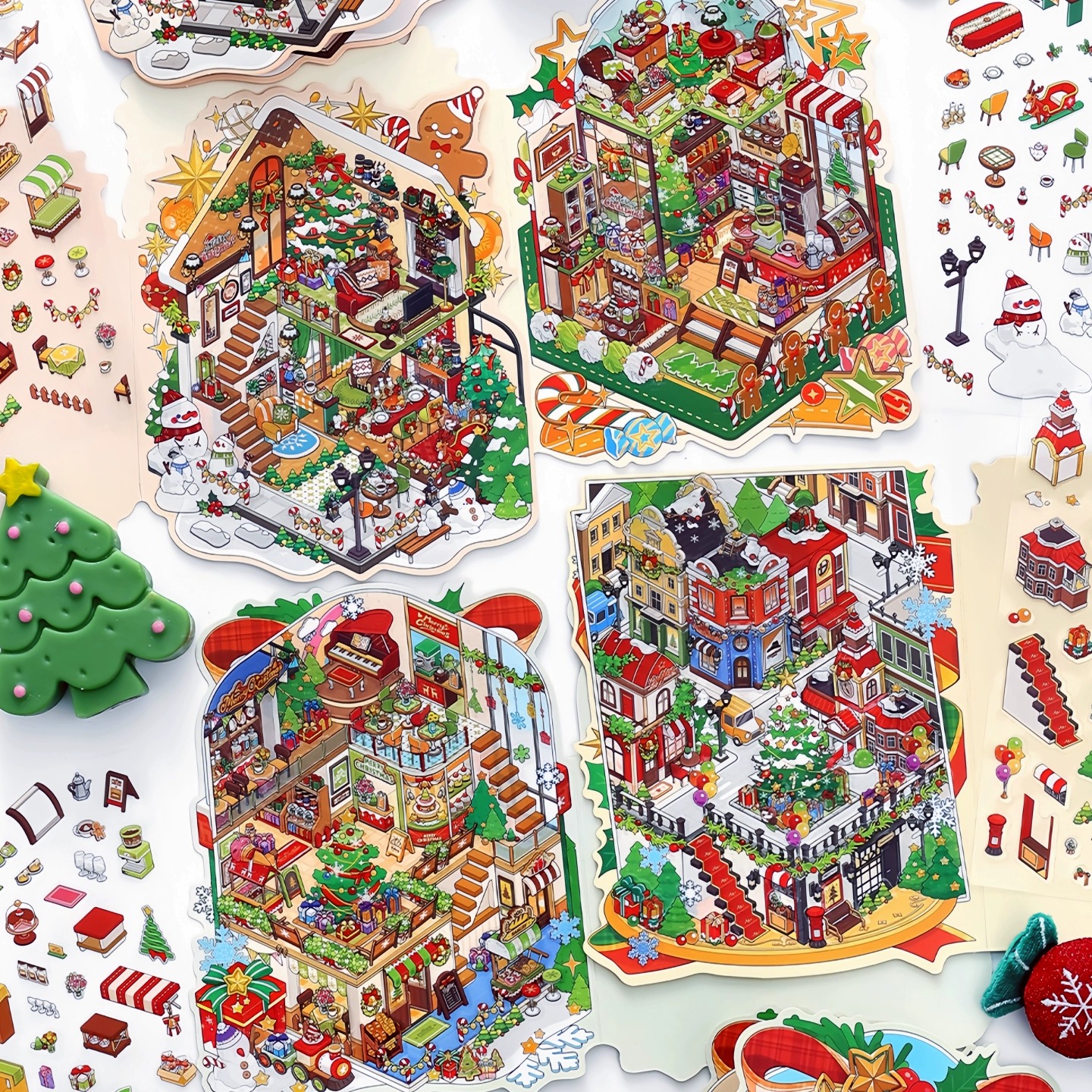 【Infeel.Me】今日营业中第二十五弹翻盖造景贴纸微缩场景手工