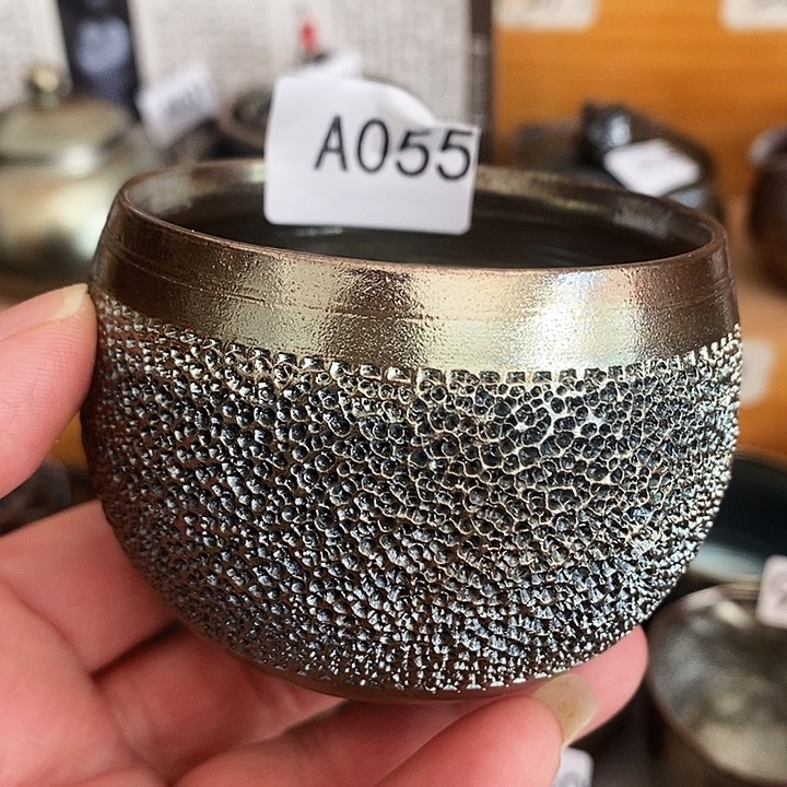 紫砂茶杯沉*柴烧纯手工055