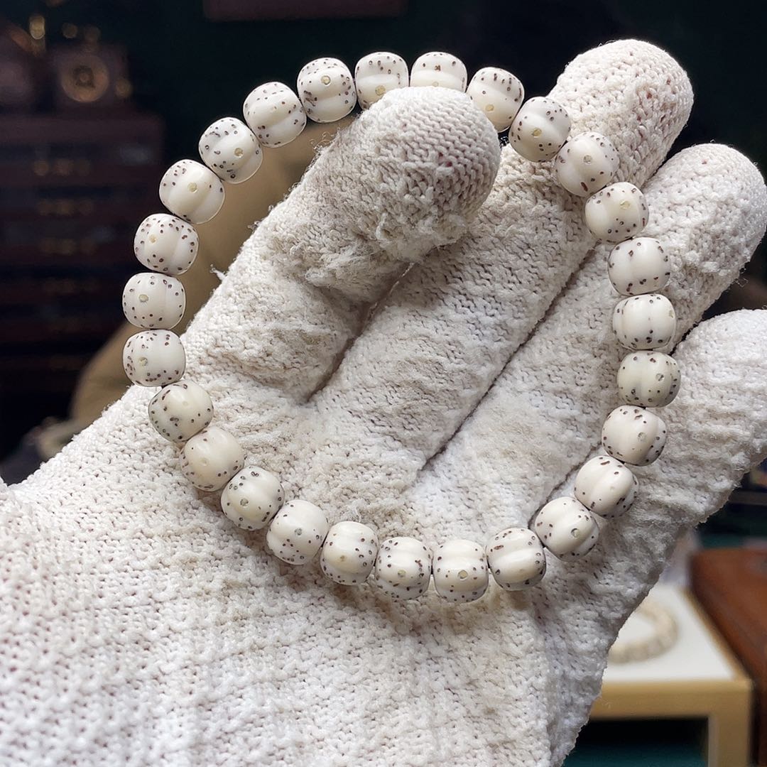 星月菩提吊坠原白瓜珠