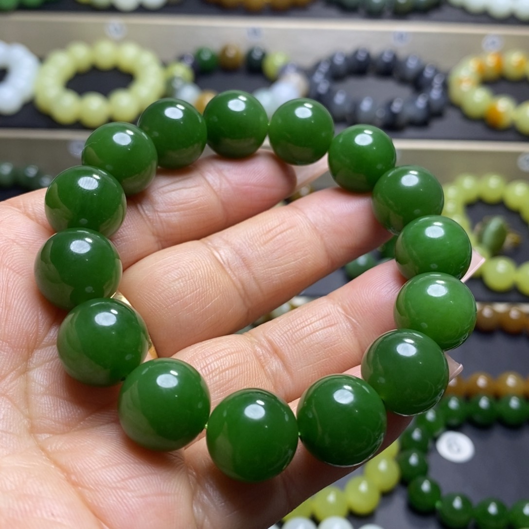 和田玉手串未镶嵌