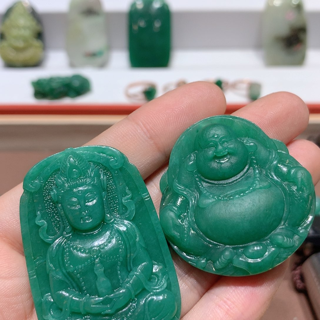 独山玉挂件未镶嵌Y*