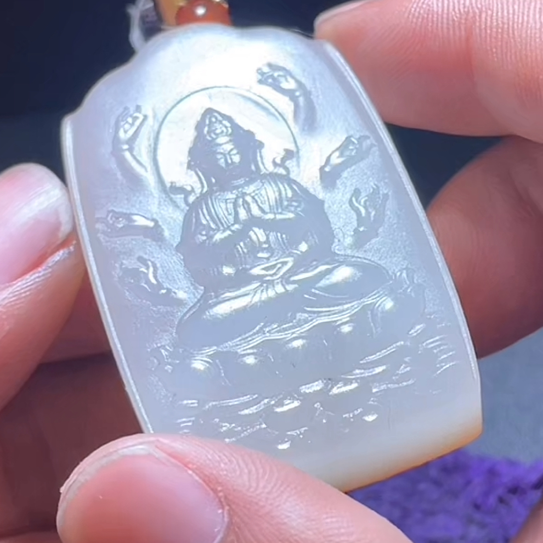 和田玉玉石挂件 d1230拍一发一