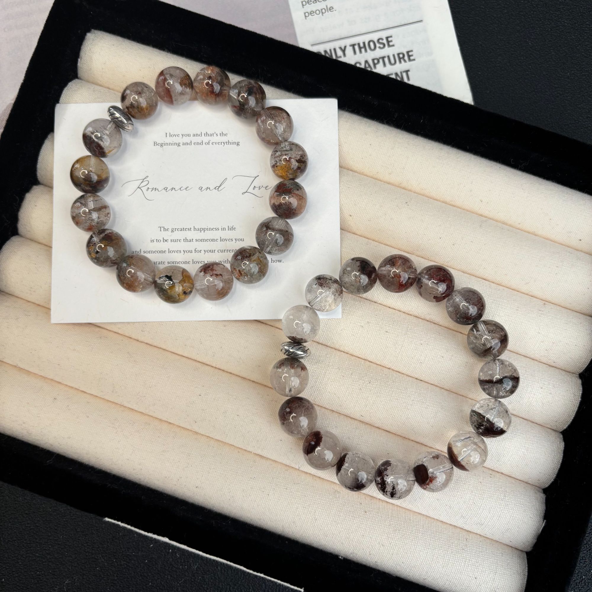 [共情]天然水晶四季幽灵轻奢手链多样性发一 T1324