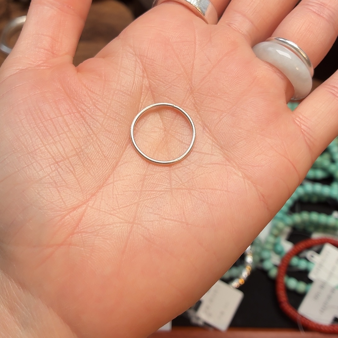 足银需要自己备注圈口