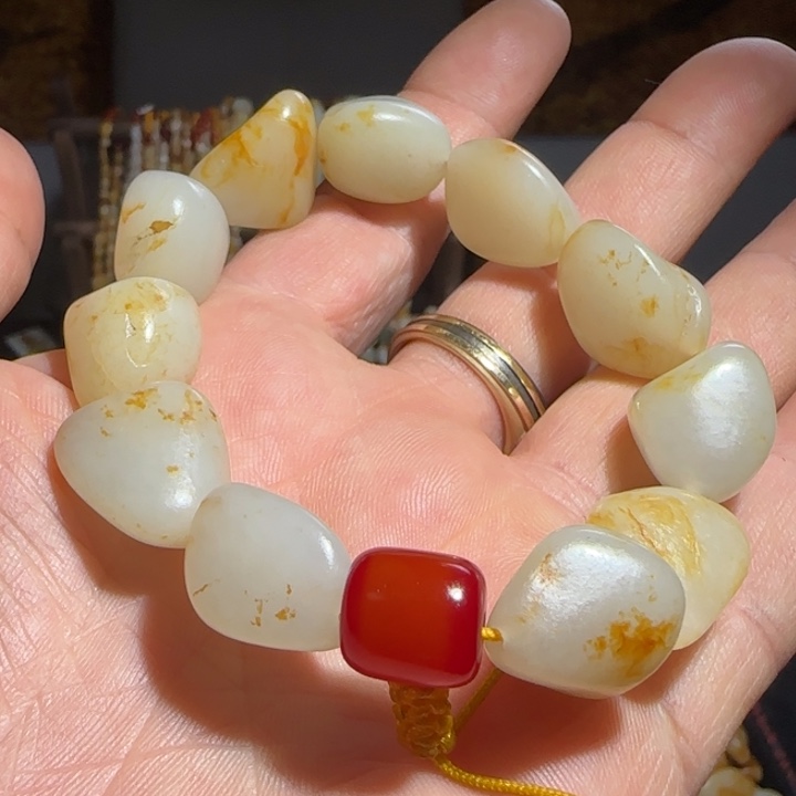 和田玉手链未镶嵌60