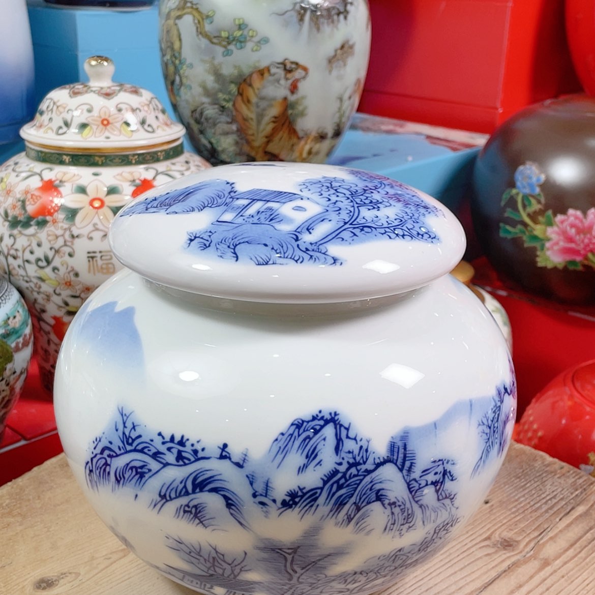 【闪购商品】罐陶瓷茶叶罐密封罐