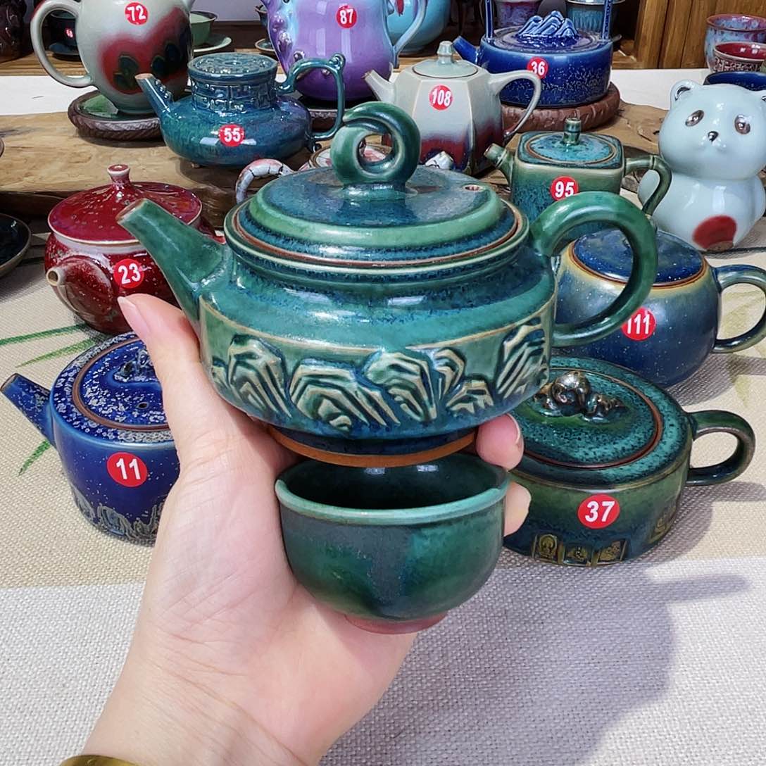 壶禹州钧瓷艺术作品