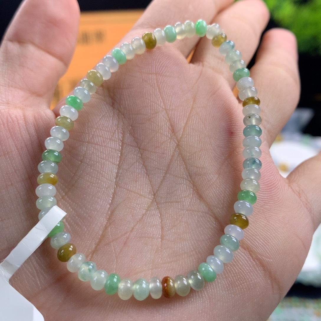 翡翠未镶嵌手链卡4