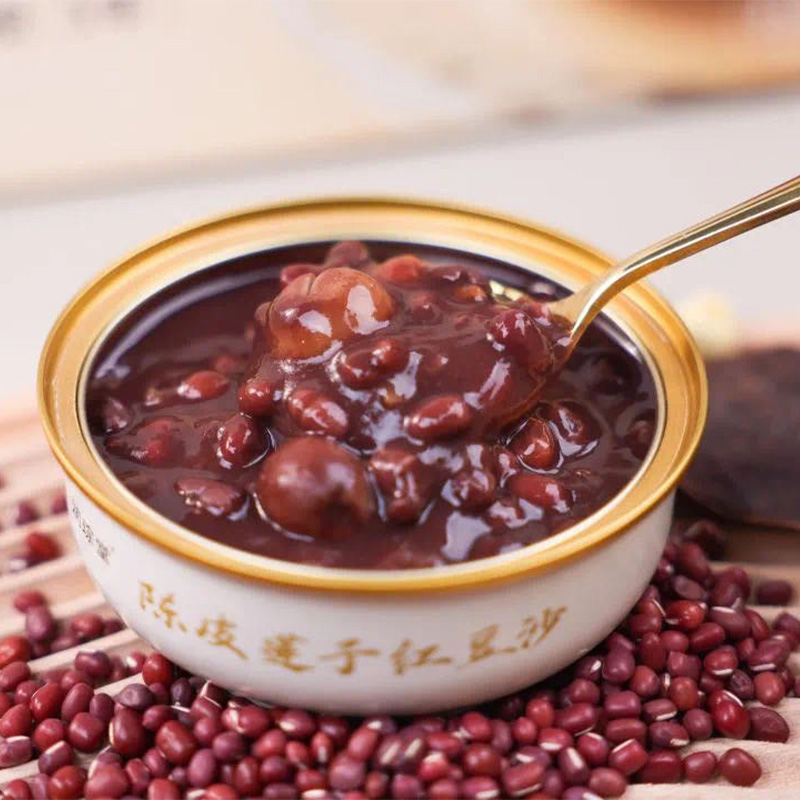 润琮堂陈皮莲子红豆沙汤免煮即食营养早餐八宝粥香甜软糯