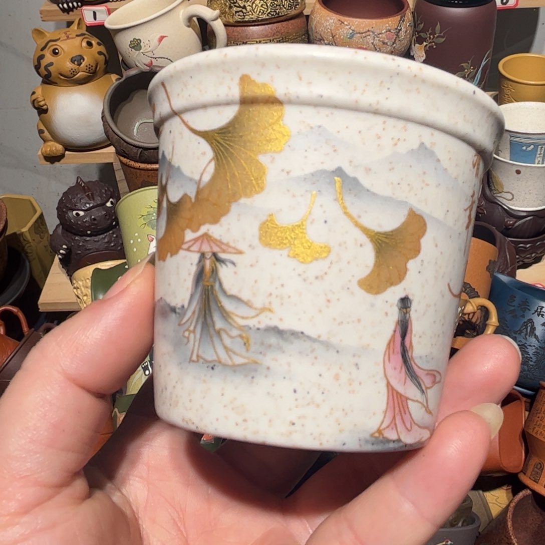 紫砂茶杯宜兴紫砂主人杯