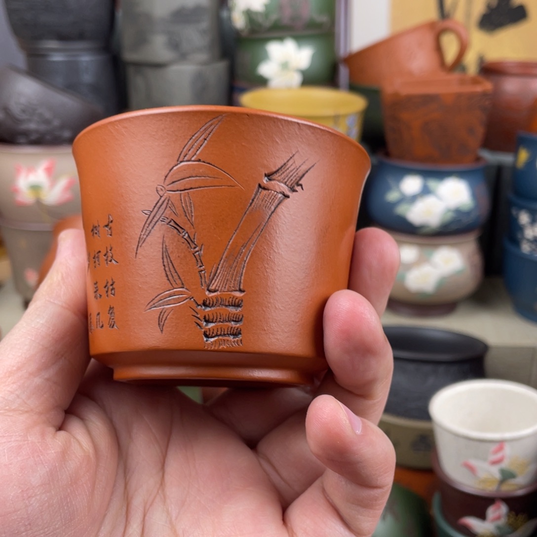 紫砂茶杯紫砂茶杯