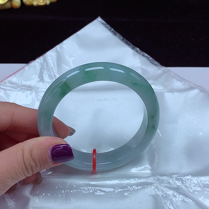 未镶嵌手镯翡翠圈口57