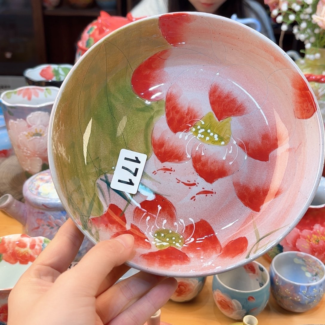 景德镇手绘高温釉下彩陶瓷茶具