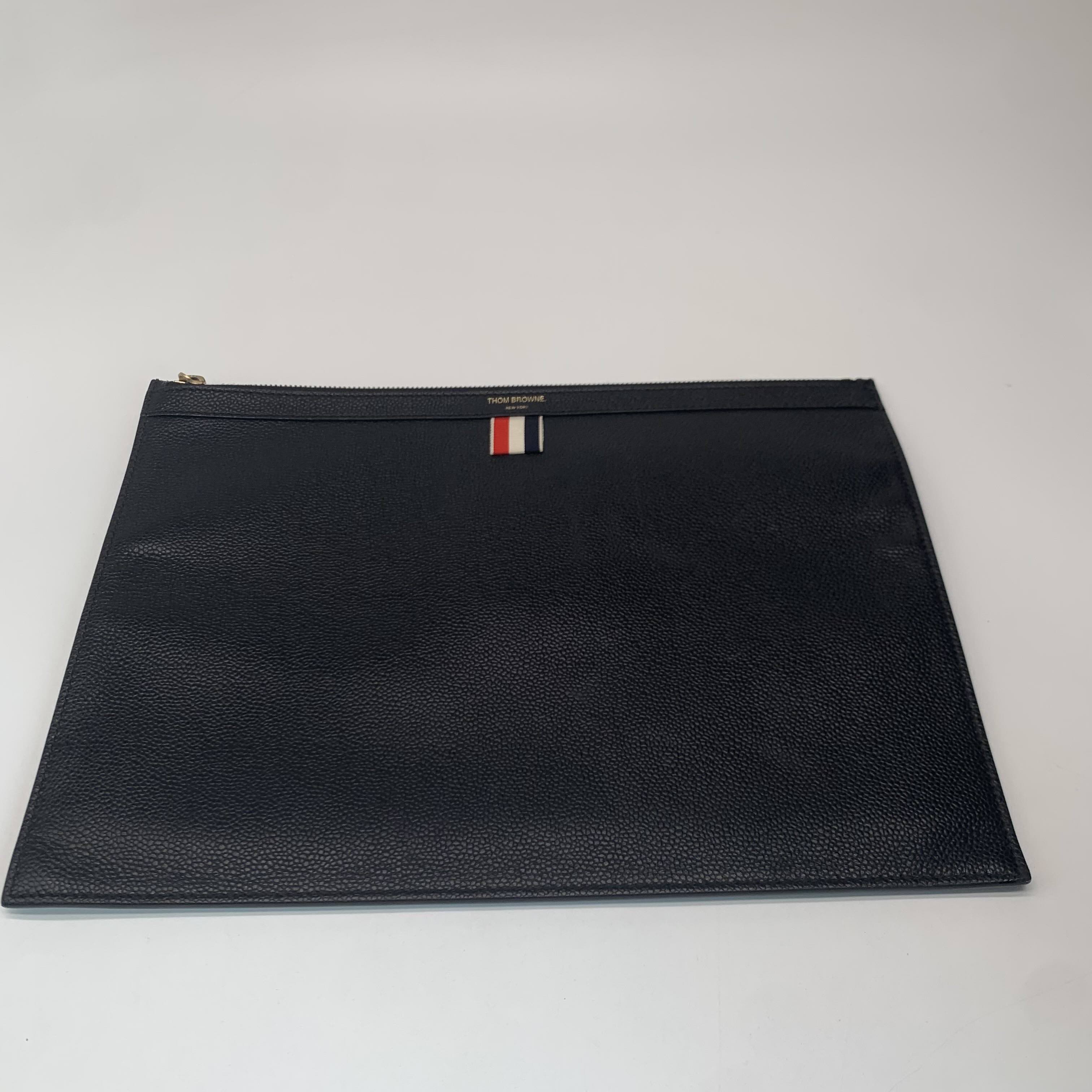 99新 THOMBROWNE thom browne 经典款手拿包dx1730