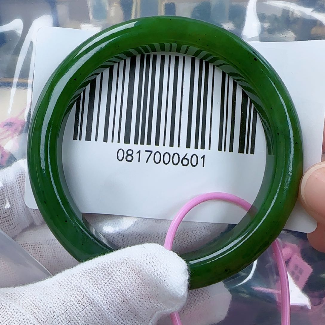 和田玉（碧玉）手镯未镶嵌5354