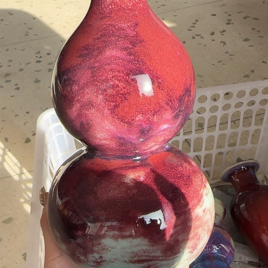 摆件陶郑家钧窑摆件