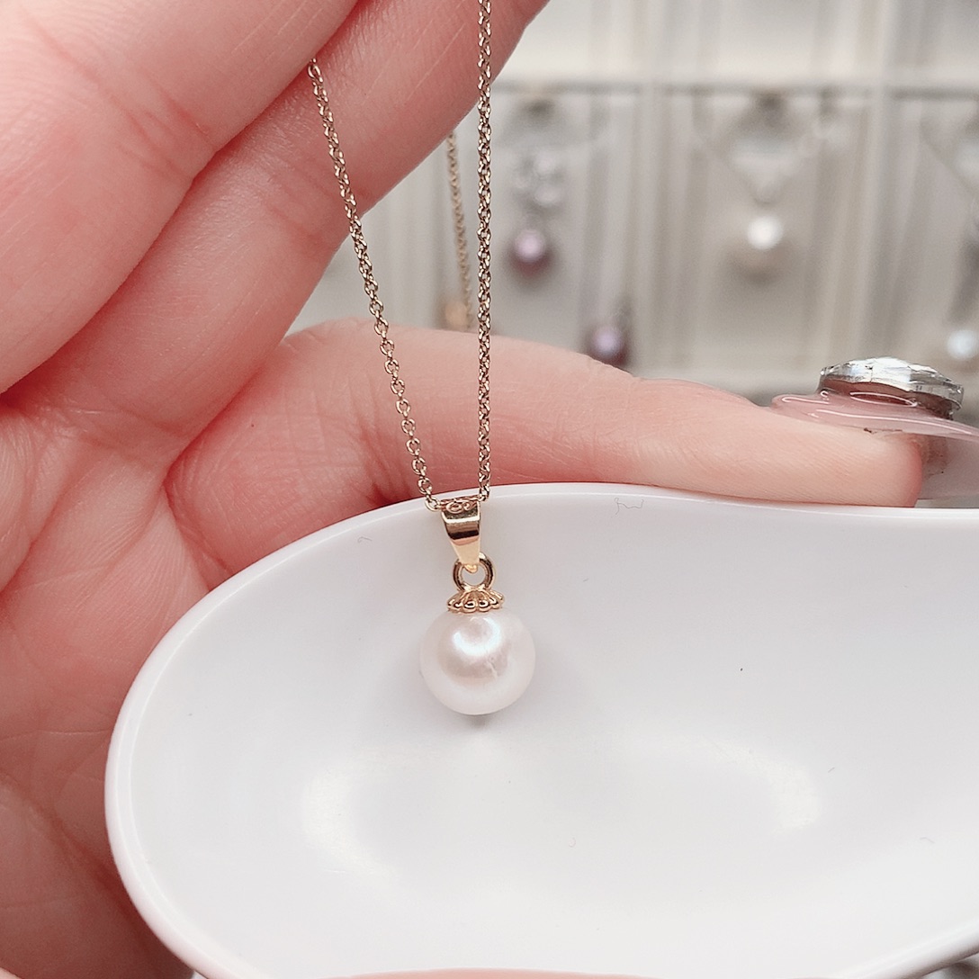 吊坠(赠链)淡水珍珠合金