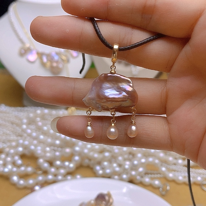 淡水珍珠未镶嵌颈饰211