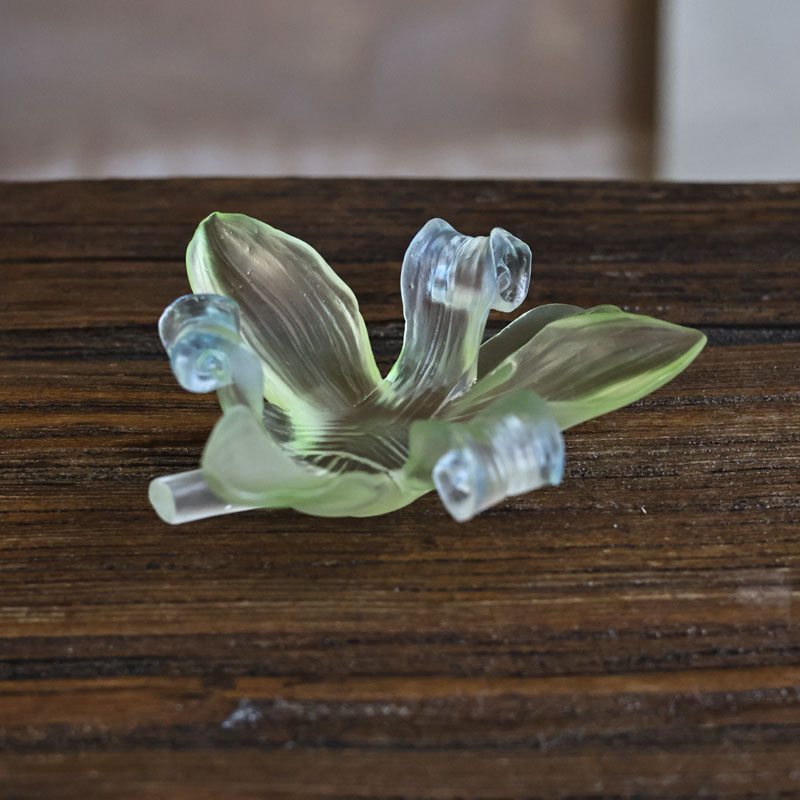 【静姐小院】一月兰花杯垫零配件+百合杯子组合肖战同款（琉璃S0249）