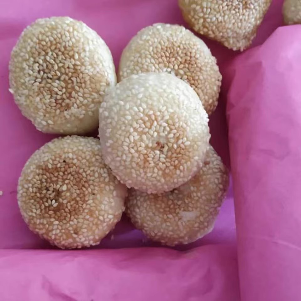 红糖酥饼芝麻喜饼天门特产红纸饼子传统工艺入口香甜酥脆老式口味