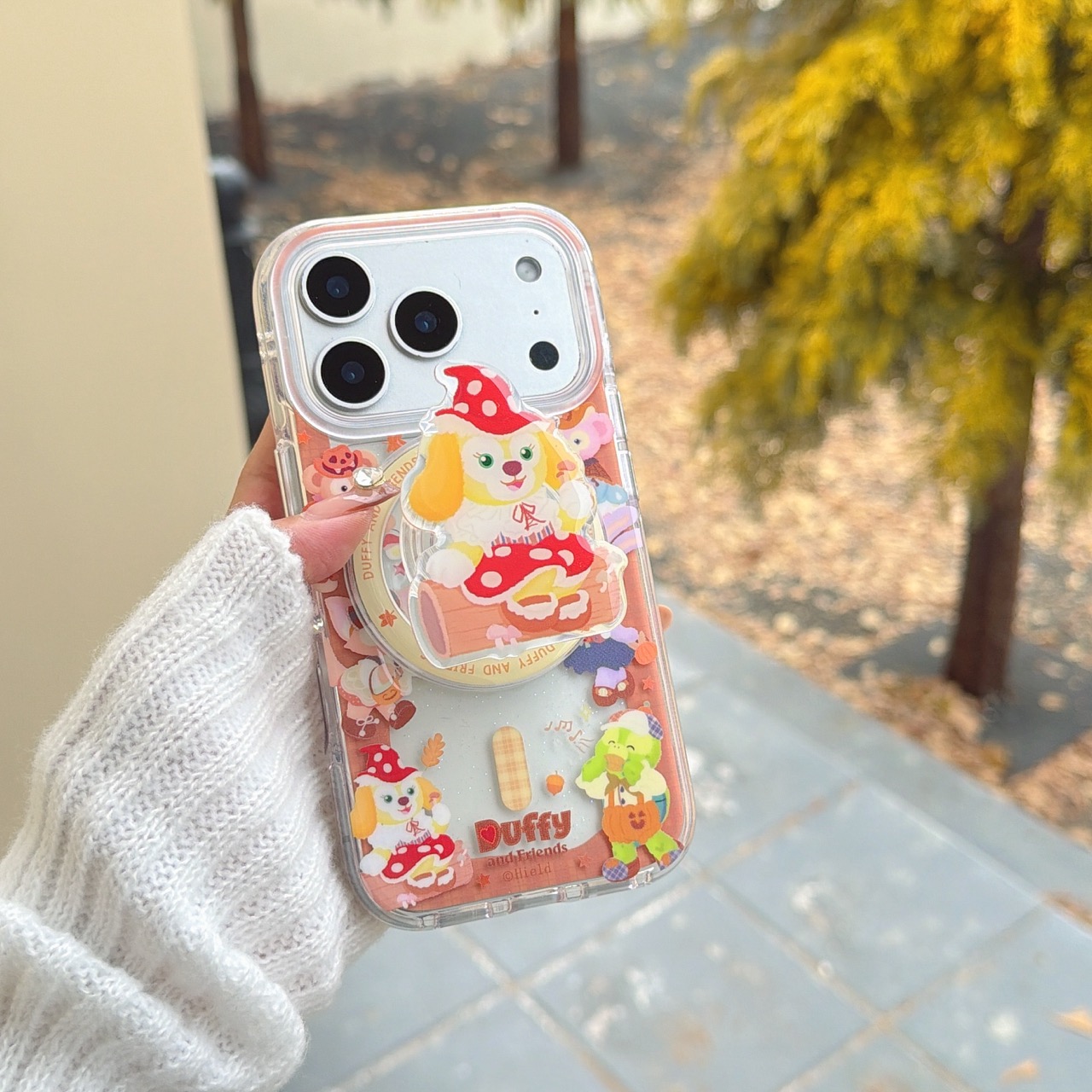 隆隆金适用苹果17手机壳万圣节达菲家族16promax可爱保护套14 15