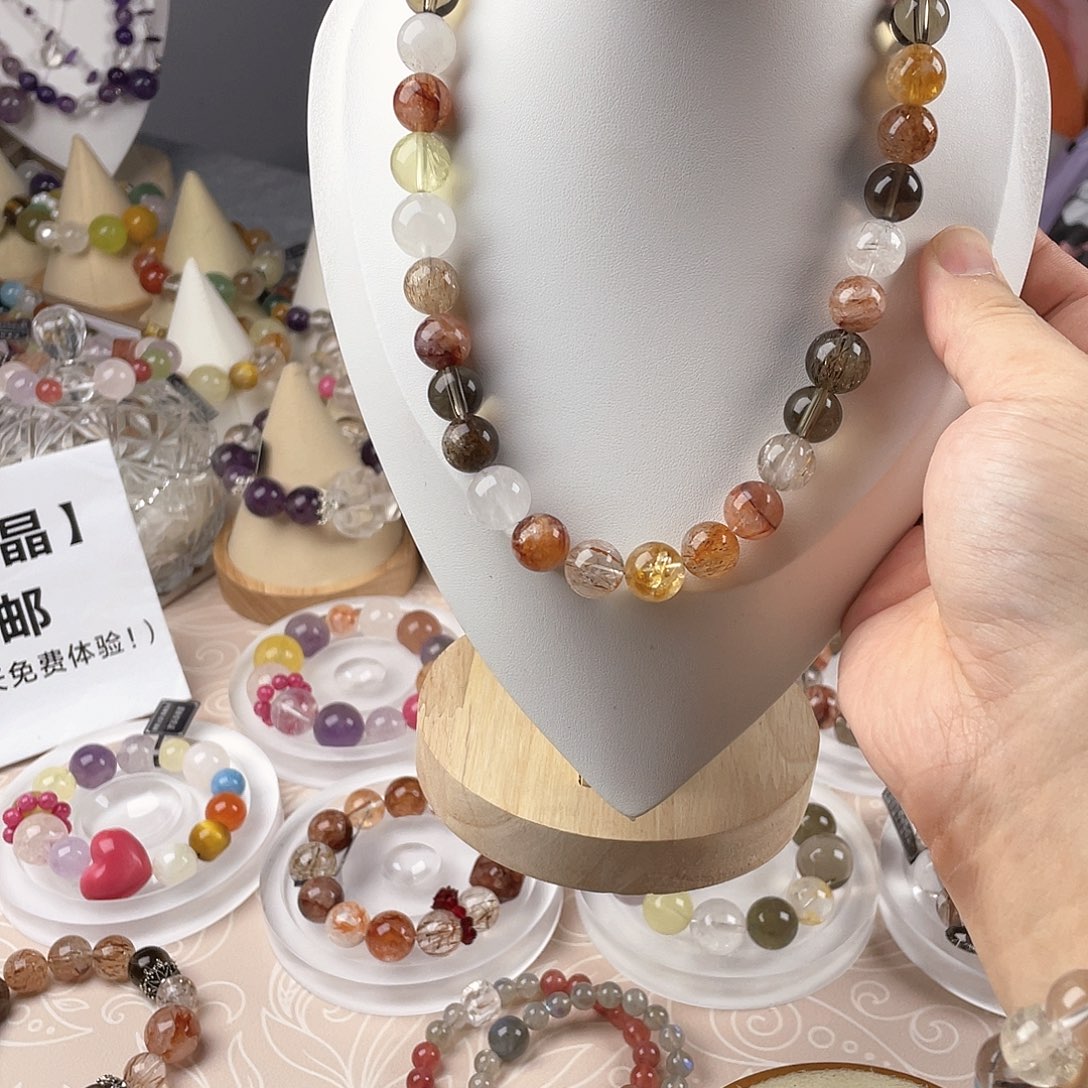 银S925镀金镶嵌手链水晶
