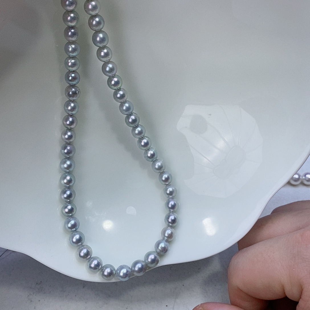 海水珍珠颈饰银S925镶嵌